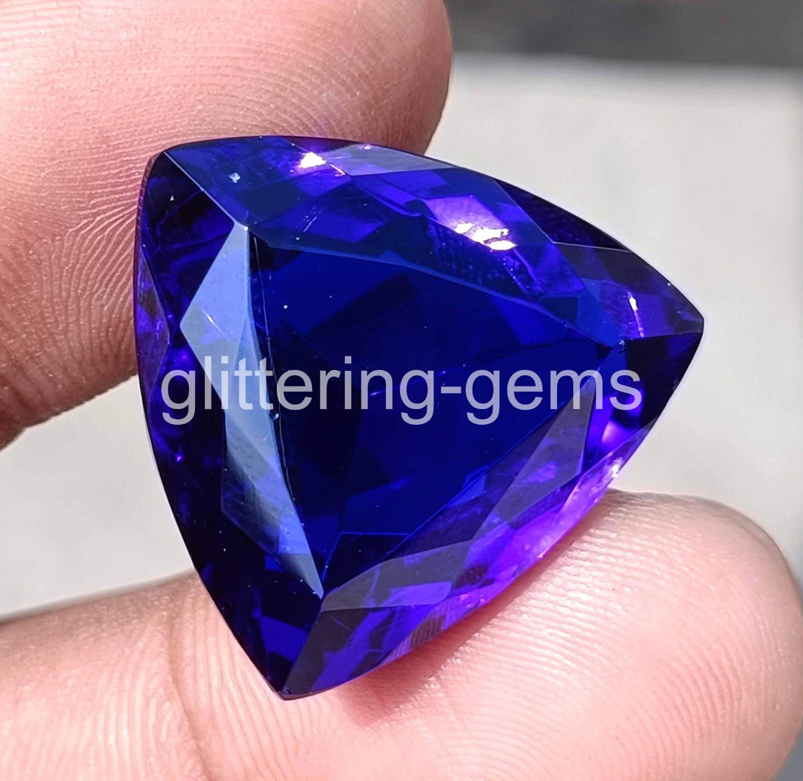 Radiant Quality 150 Ct Natural Blue Sapphire Trillion Shape IGL Gemstone 6MHZ