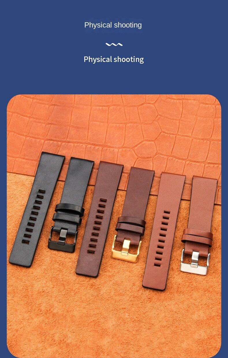 High Quality Genuine Cowhide Watch Strap Band 22/24/26/28/30/32/34mm for Diesel