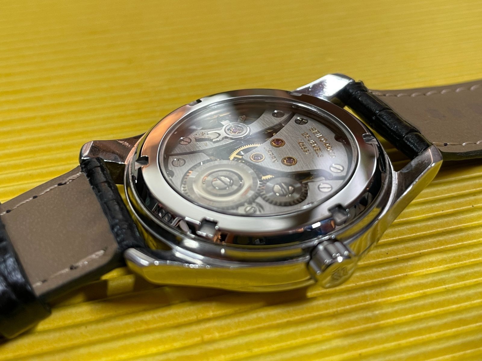 Seiko King Seiko 44KS Sapphire See-Through Case Back SUS316L From Japan