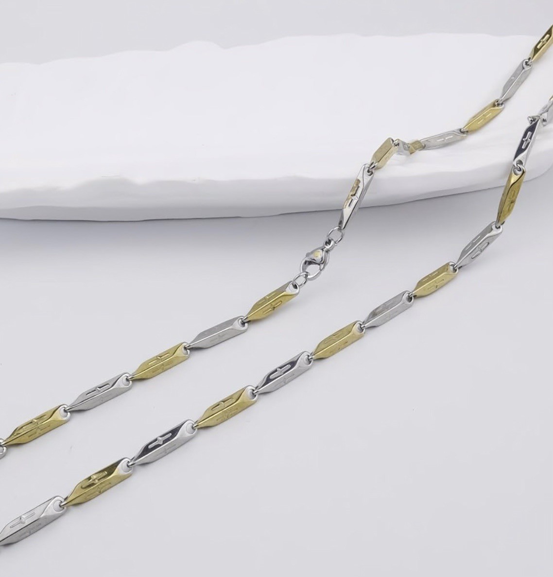 GP 14K Gold Two Tone Chain