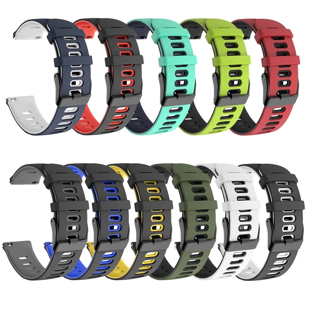 20mm 22mm Quick Release Silicone Watch Band Strap Universal Replacement Bracelet