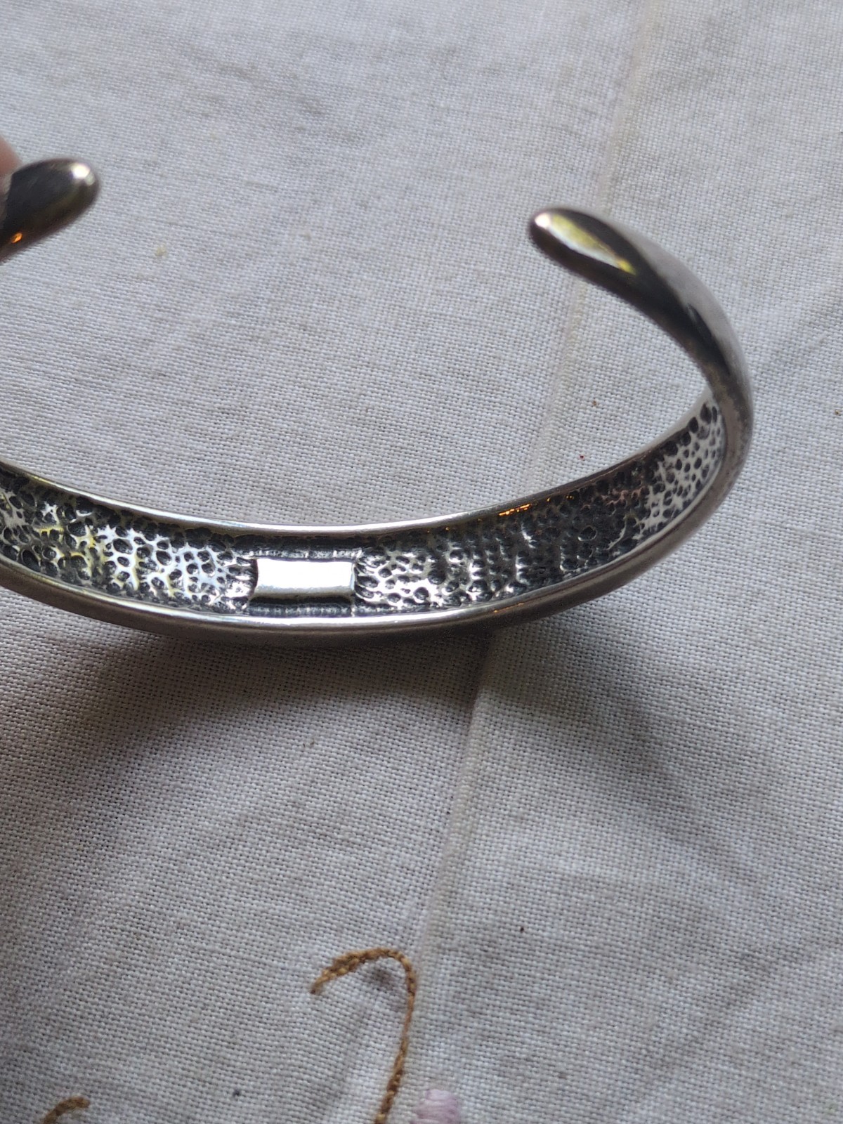 VTG Old Carlisle 925 Silver Crushed Turquoise & Coral Cuff Bracelet 25.0 g