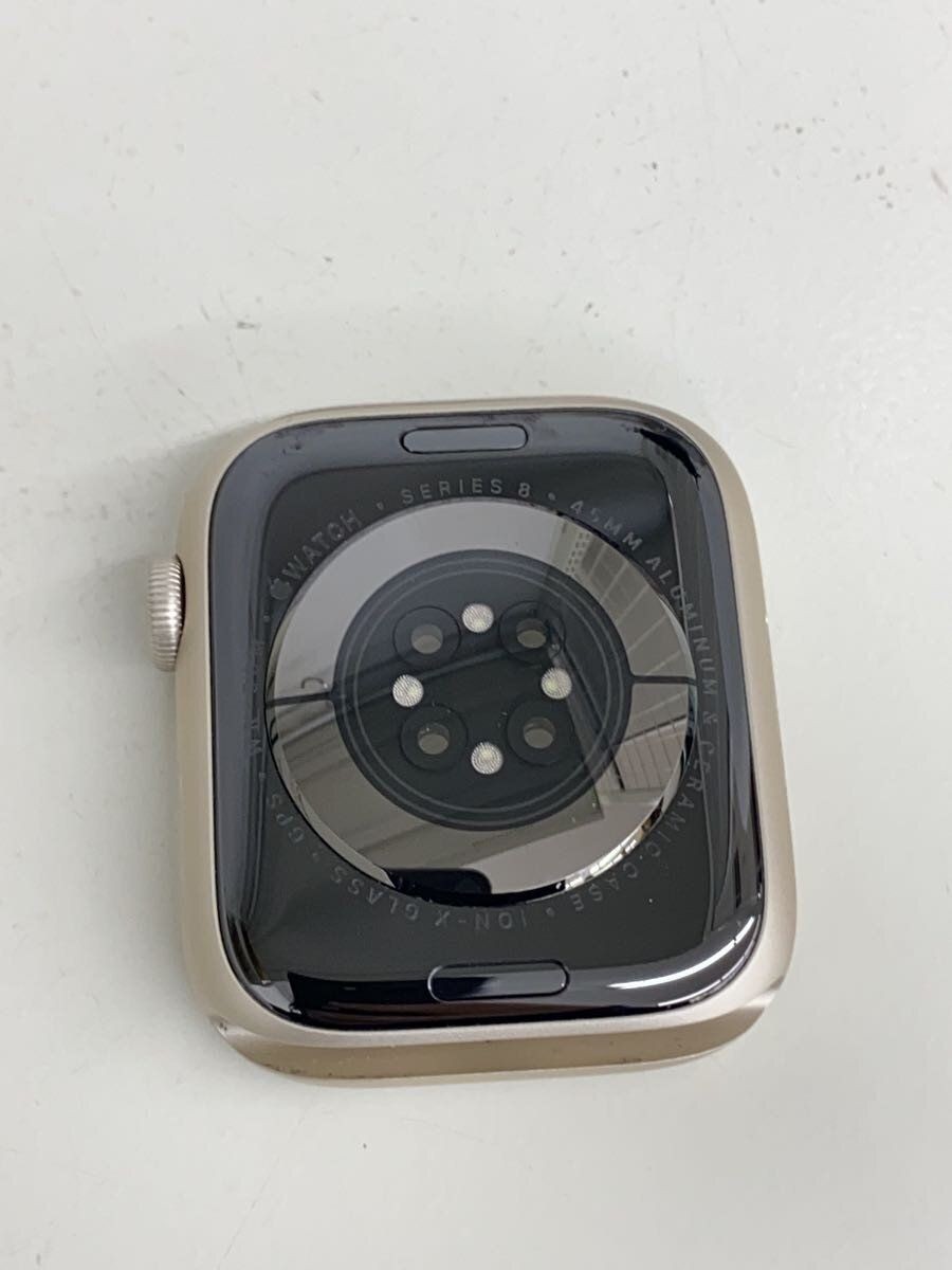 Apple Men’s Watch Series 8 GPS Model 45mm MNP23J A Starlight Used