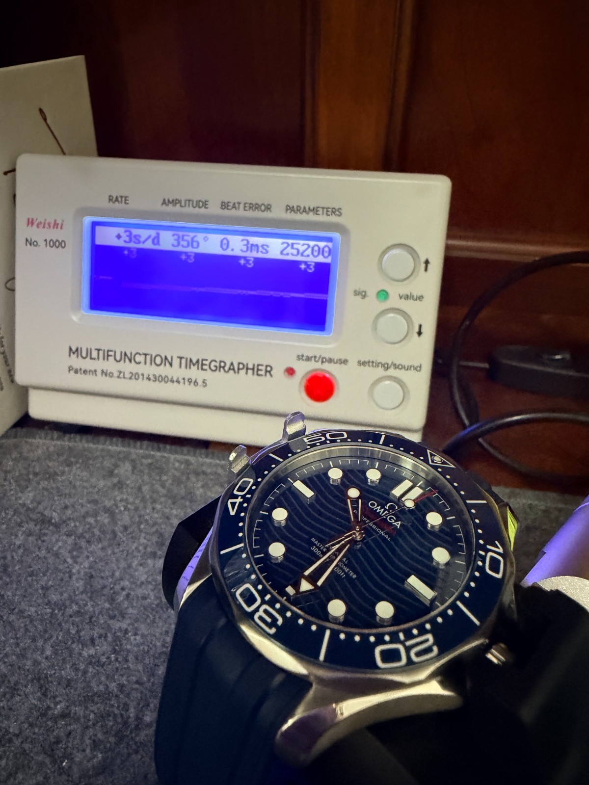 2023 Omega Seamaster Diver 300M Blue 6/23 Ref# 210.32.42.20.03.001