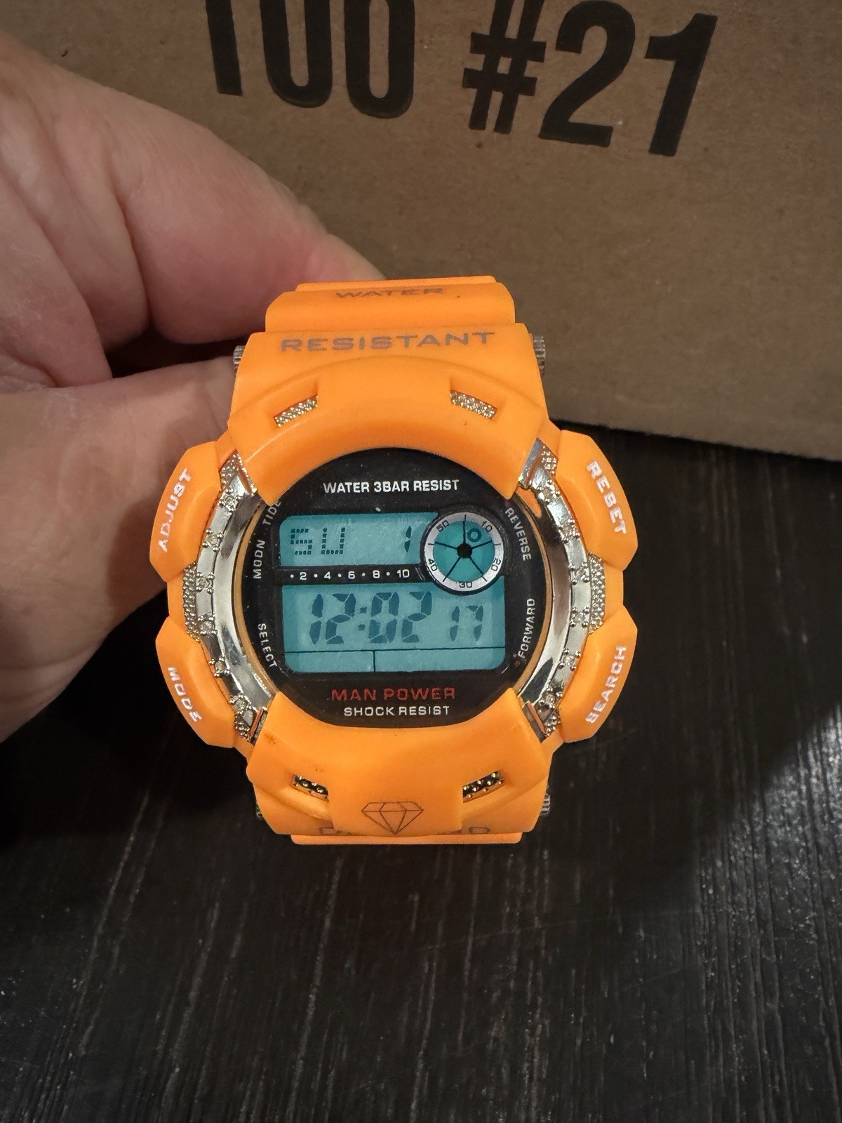 King Master Watch KM-511 ORANGE BAND