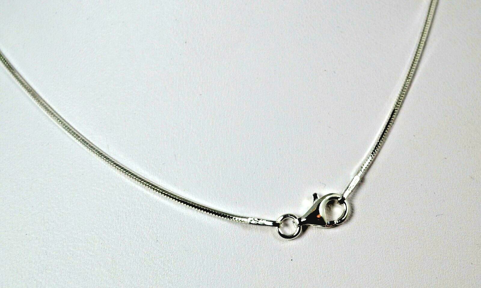Sterling Silver- .925 – 8 Sided Snake Chain in 14″,16″,18″,20″,22″,24″,30