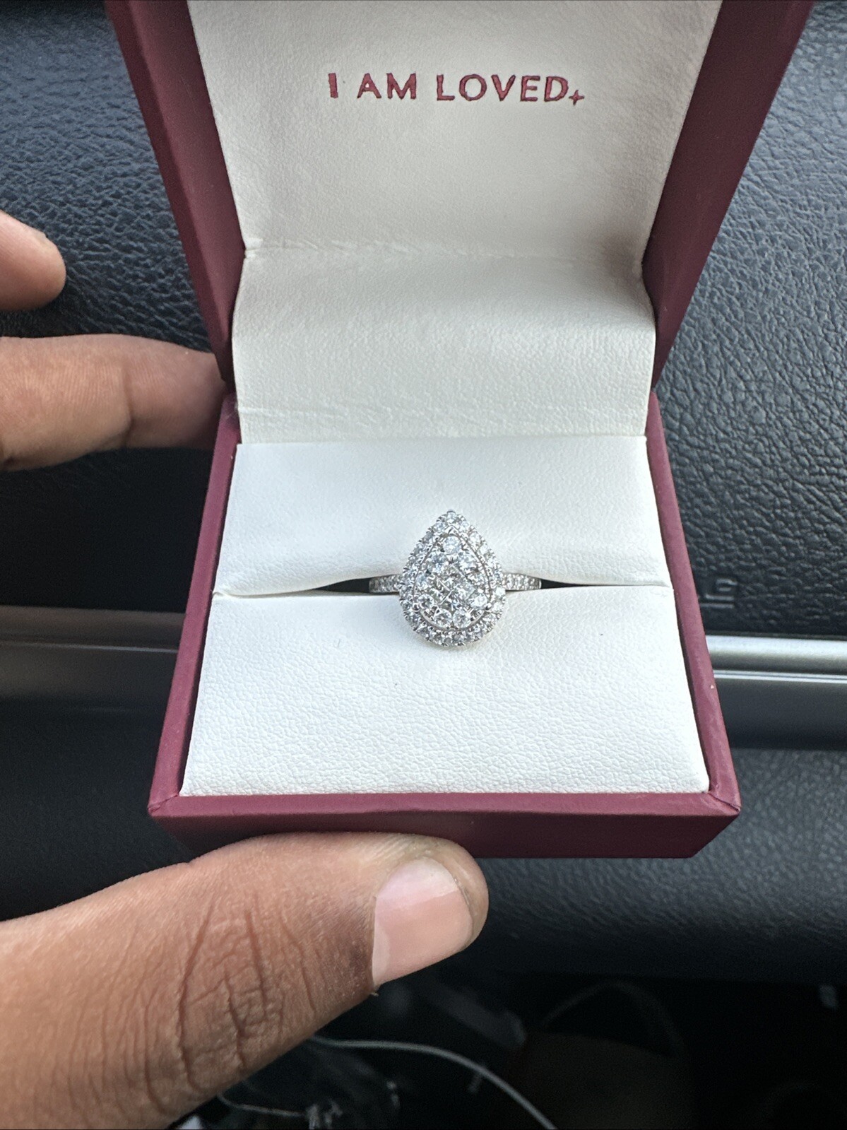 Diamond Engagement Ring in 1OK White Gold