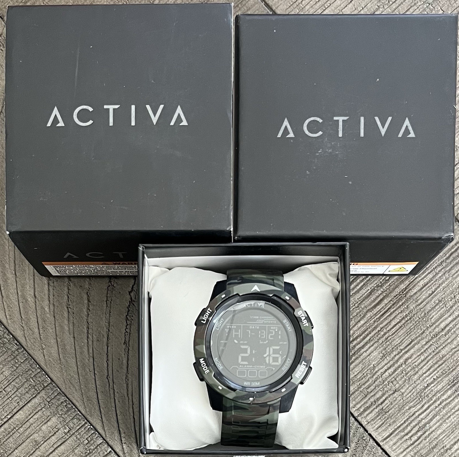 Activa X Terrain Invicta Digital Watch 45mm Camouflage Green ACW8105MC-001