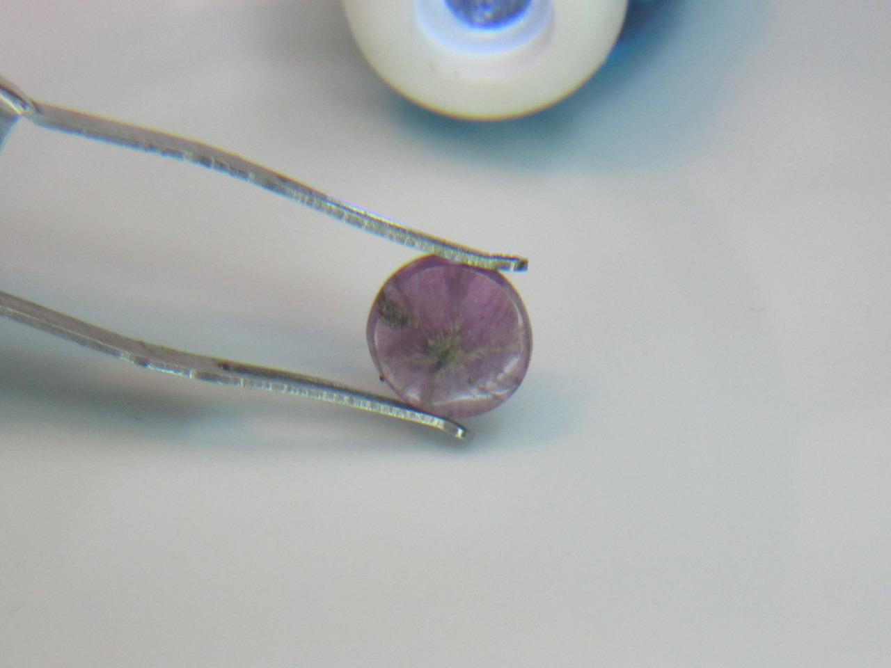 1.55CT STUNNING UNTREATED COLLECTOR GEM SEMI TRANSPARENT RED BURMA TRAPICHE RUBY
