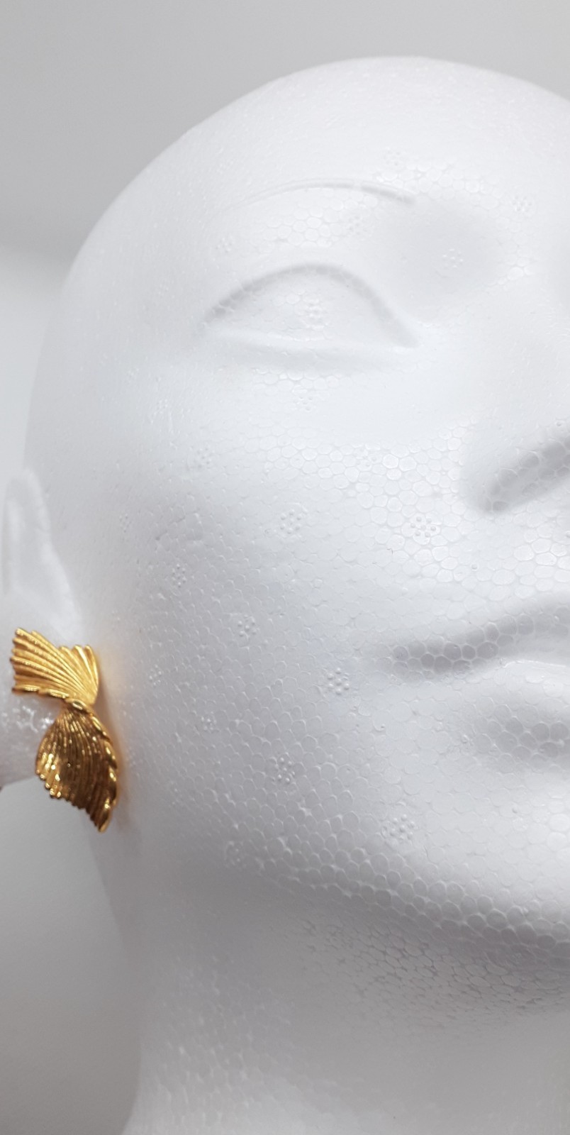 VTG MONET EARRINGS (3 PAIRS/GOLD/CLIPS) Cordelia, Ribbed Twist Bow & Geo Dangles