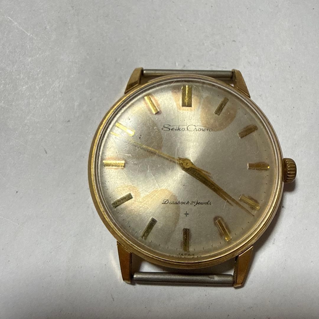 Seiko Crown J15003E Hand Wound Men’s Watch Vintage Free Shipping