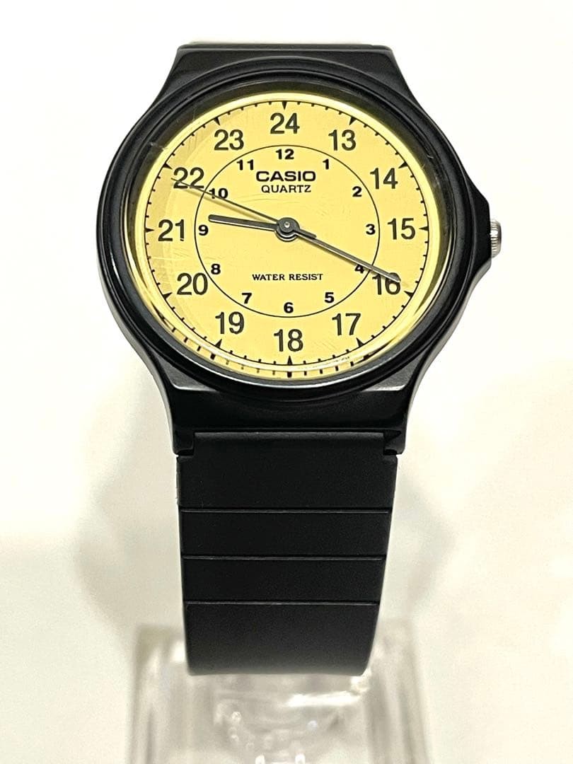 CASIO MQ-24 Black x Yellow Dial Cheap Casio