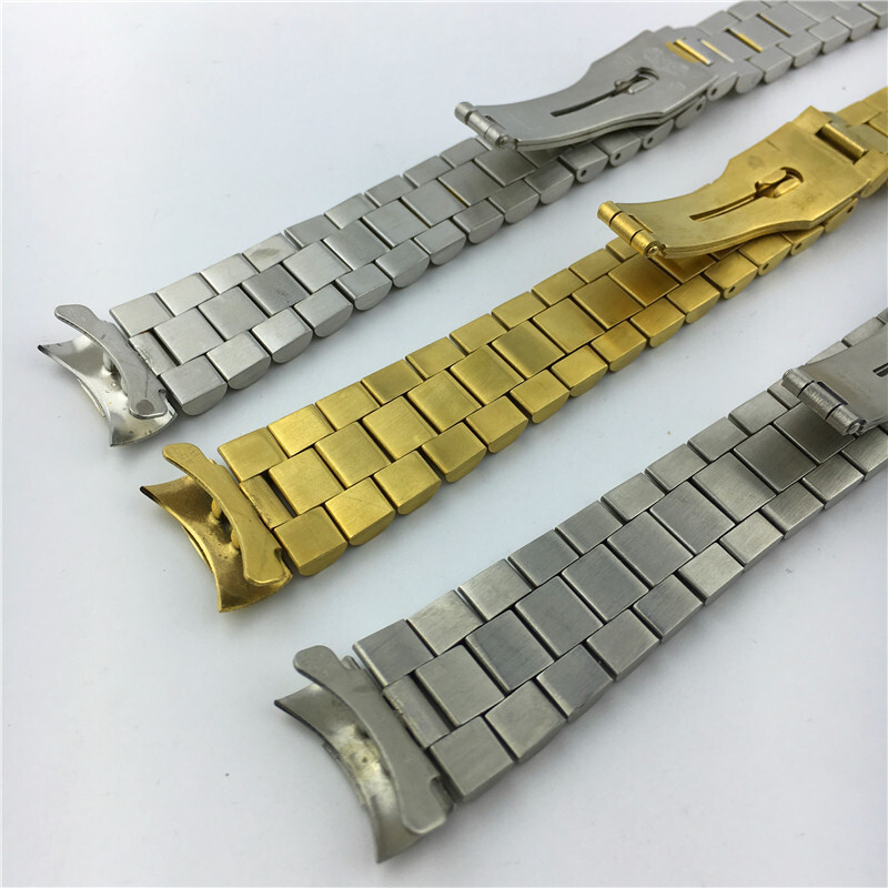 Premium Rugged Stainless Steel Watch Strap Band Fit Rolex Datejust 13/17/20/21mm