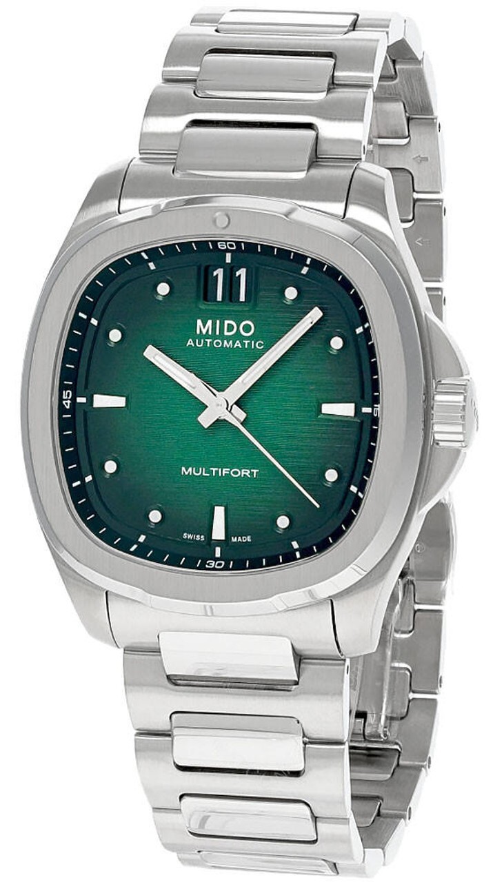 MIDO Multifort TV Big Date 40MM SS Green Dial Men’s Watch M049.526.11.091.00