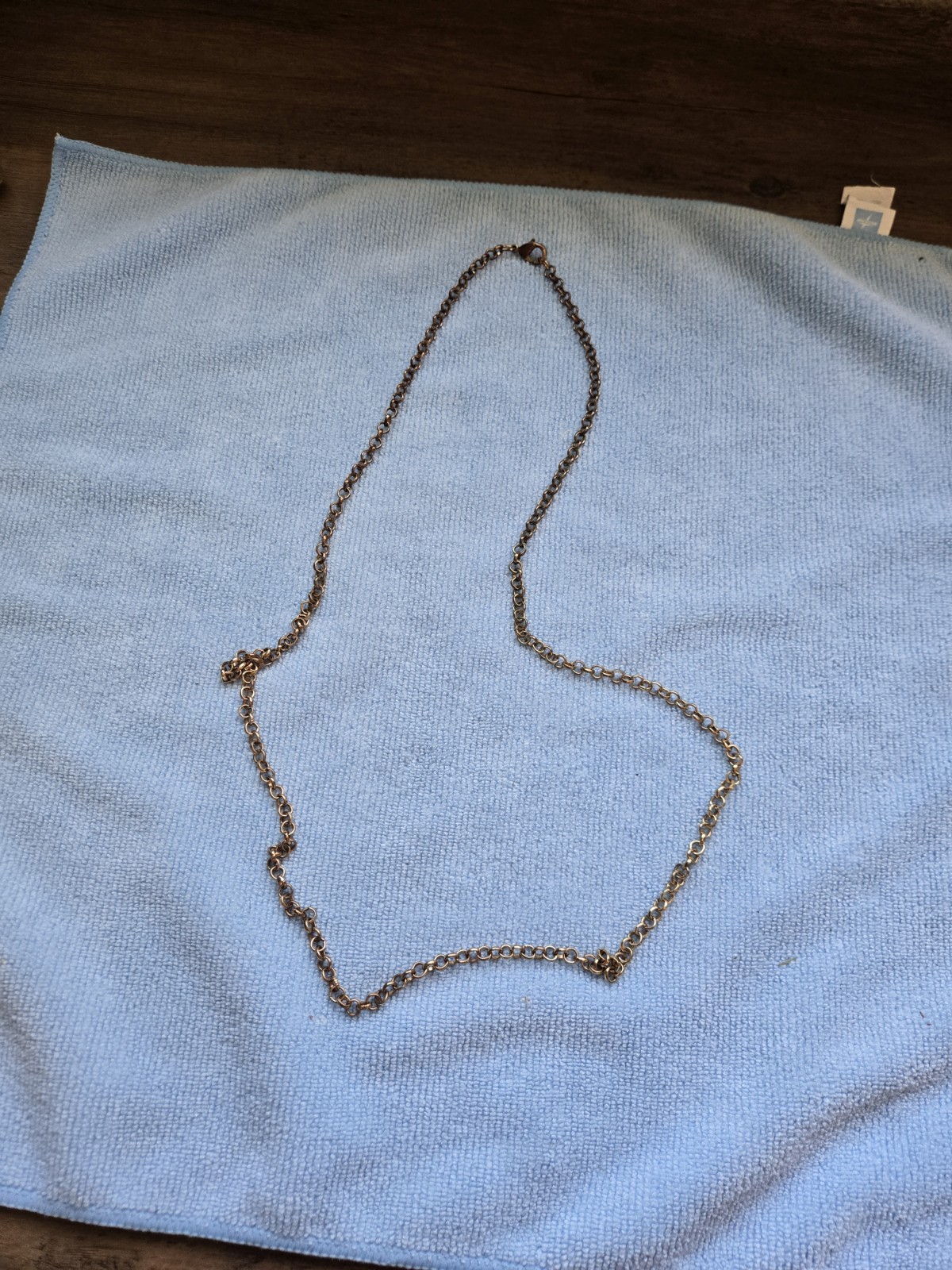 Gold-colored costume jewelry lot, 1,392.1 grams