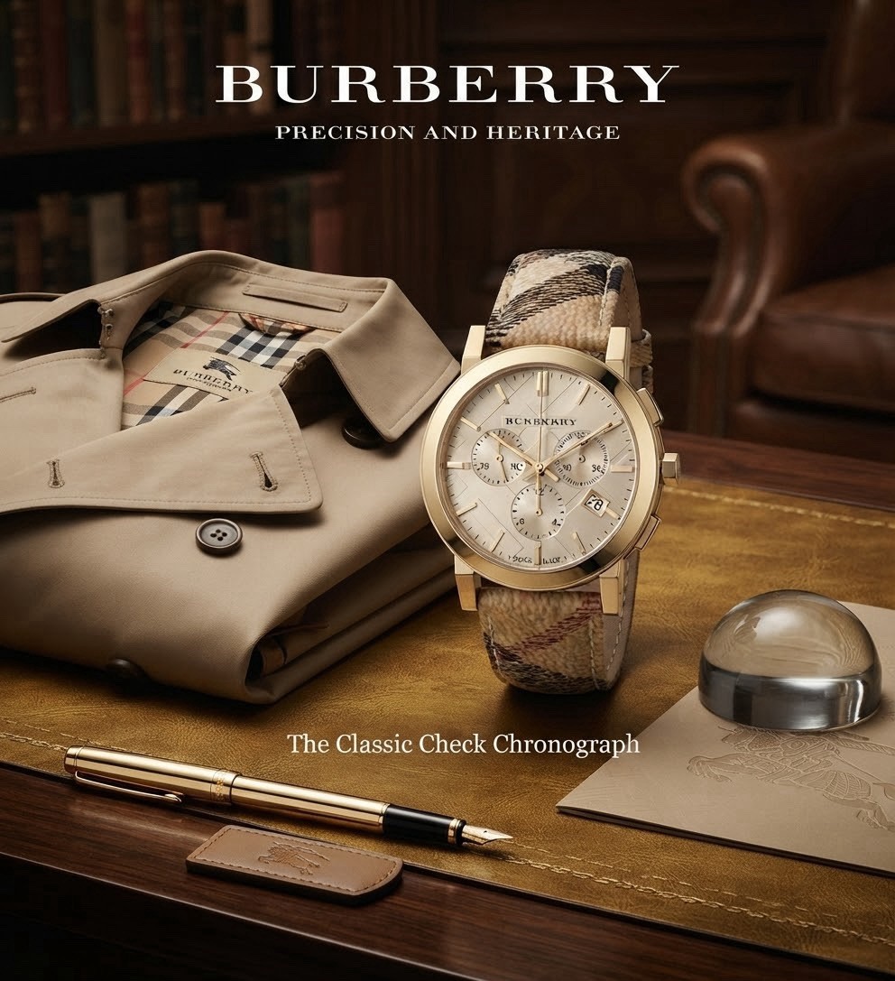 Burberry The City White Women’s Watch – BU9752