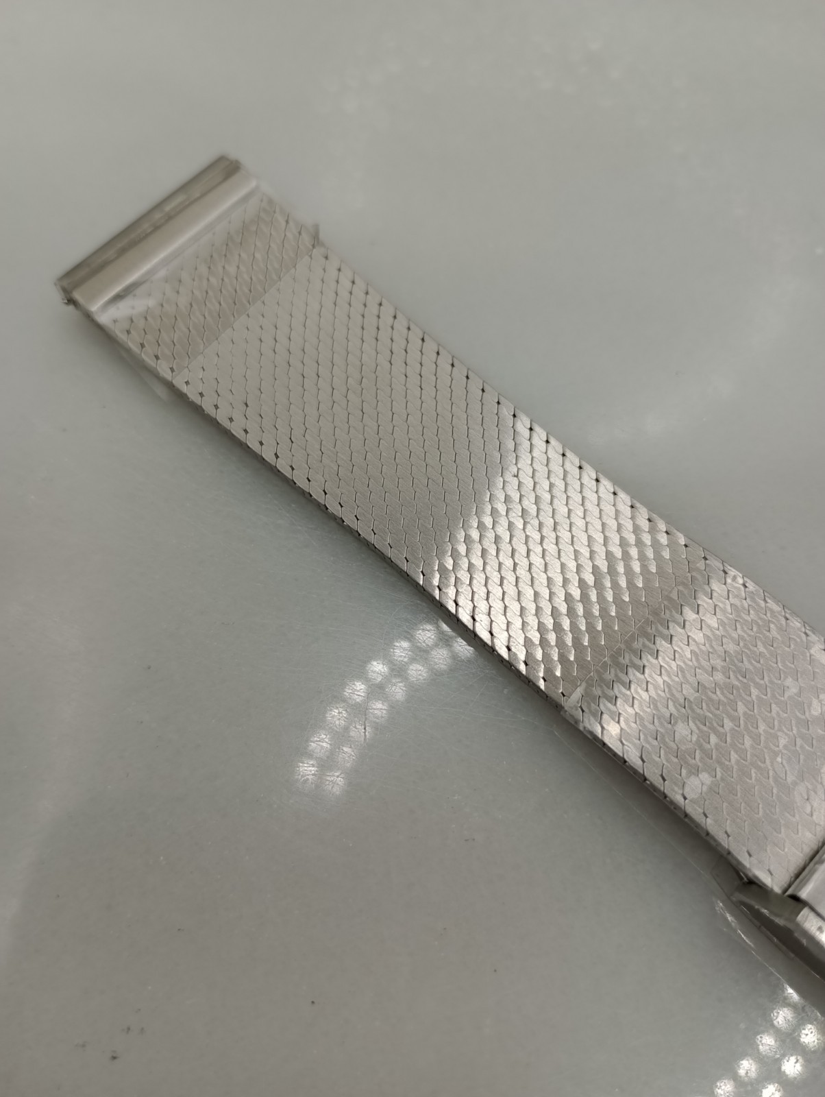 New Watchgecko 21mm Calibre 1960 Mk2 Mesh Stainless Watch Strap Bracelet 6B452