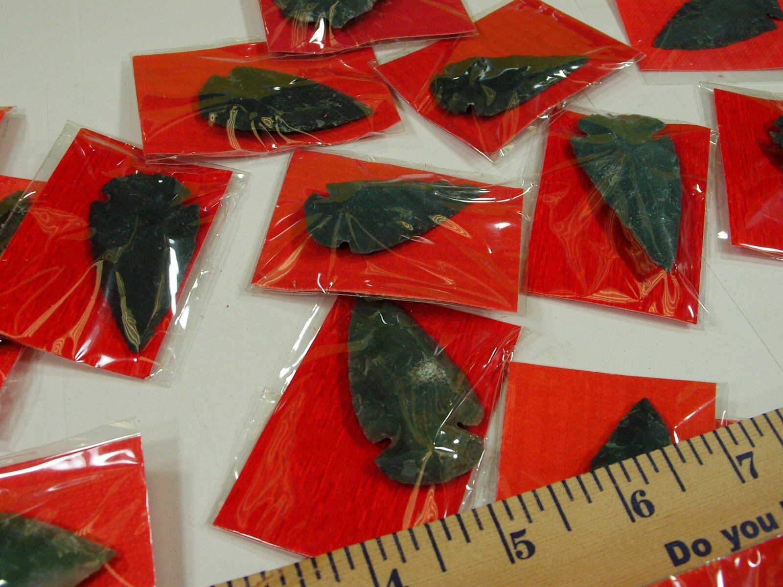 30 Pieces Large 2″ – 2 1/2″ India Handmade Agate Arrowheads Bulk Lot (FC-51) ⭐
