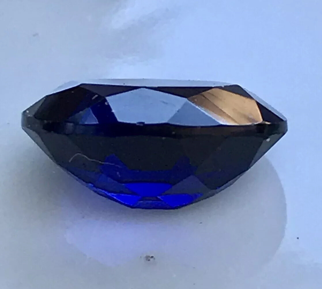 5.50 Ct Natural Blue Sapphire, Excellent Oval Cut , SI Clarity,9 mohs