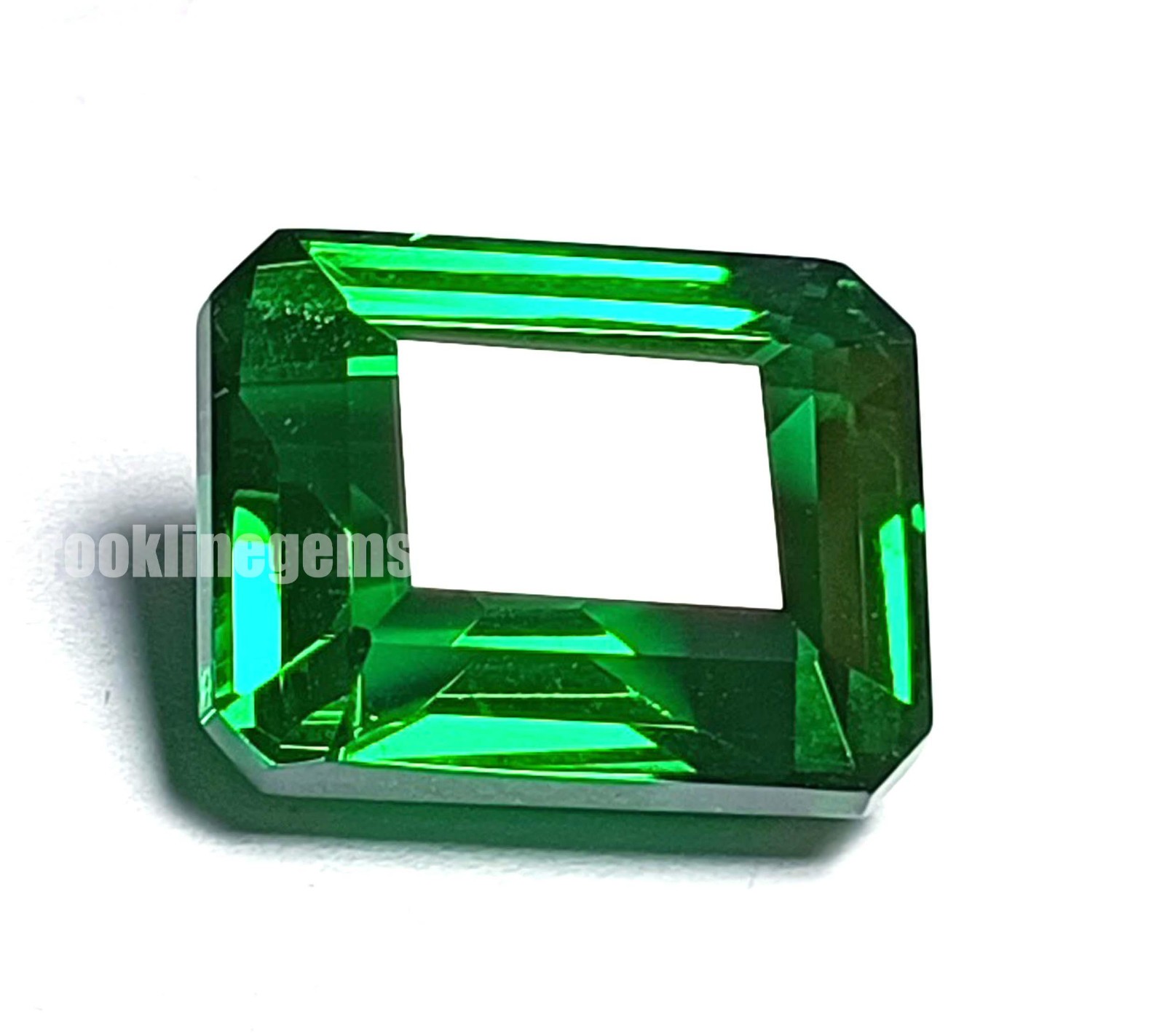 Natural Green Emerald 12.90 Ct Emerald Shape Untreated EGL Loose Gemstone 6JHA