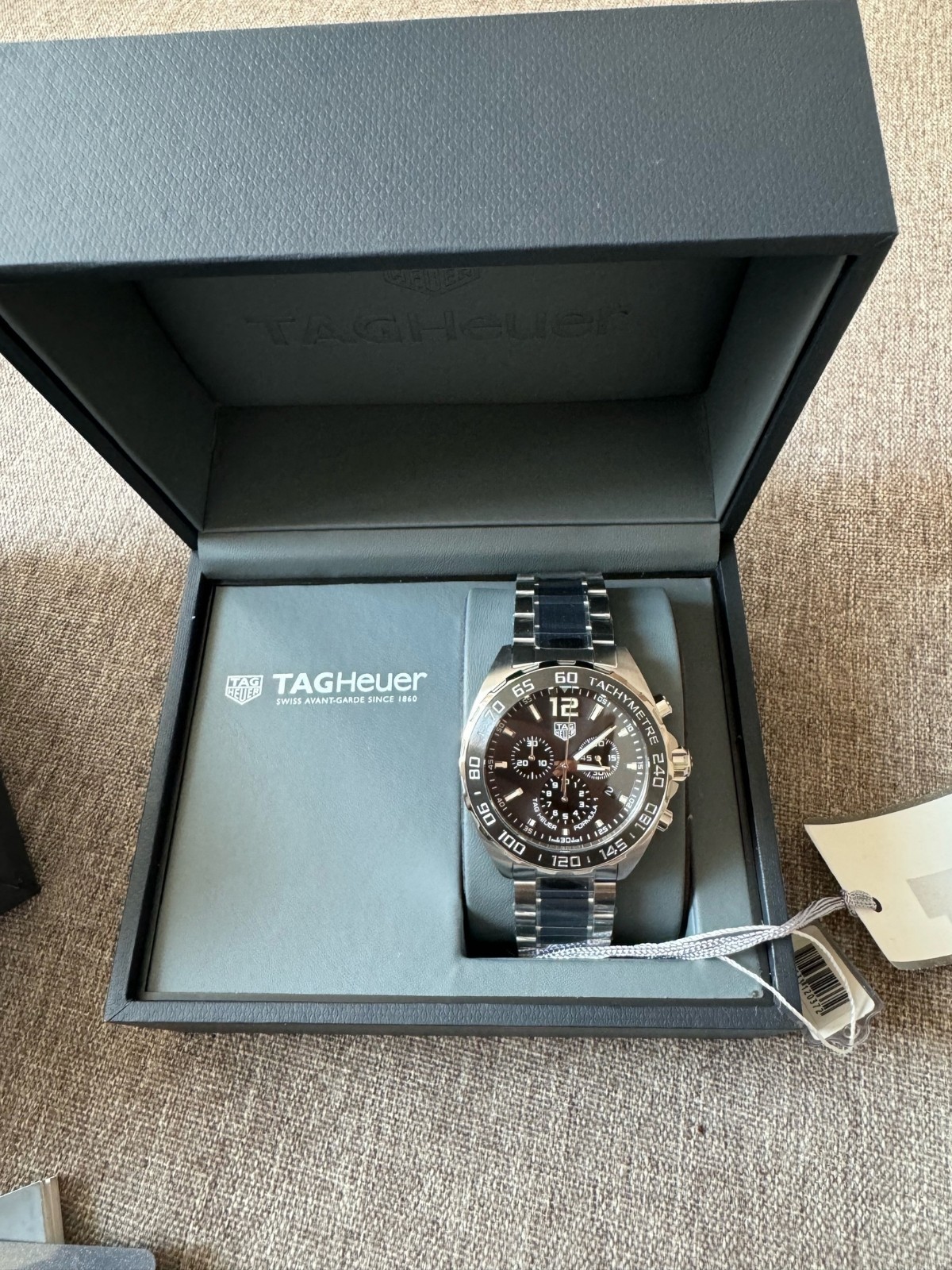 TAG Heuer Formula 1 Quartz Chronograph Grey Dial Men’s Watch CAZ1011.BA0842