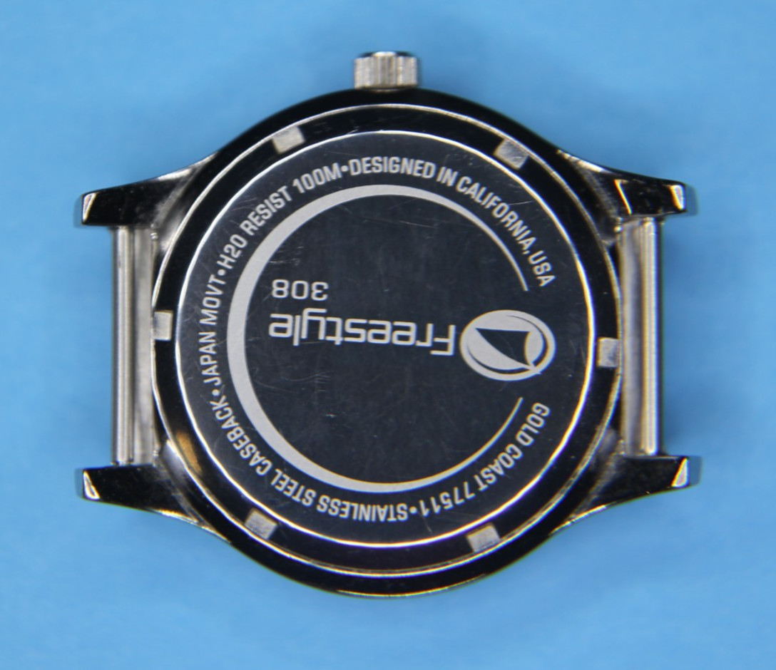 NICE Shark Freestyle 308 Diver Style 100M Metal Case Analog Watch Rotating Bezel