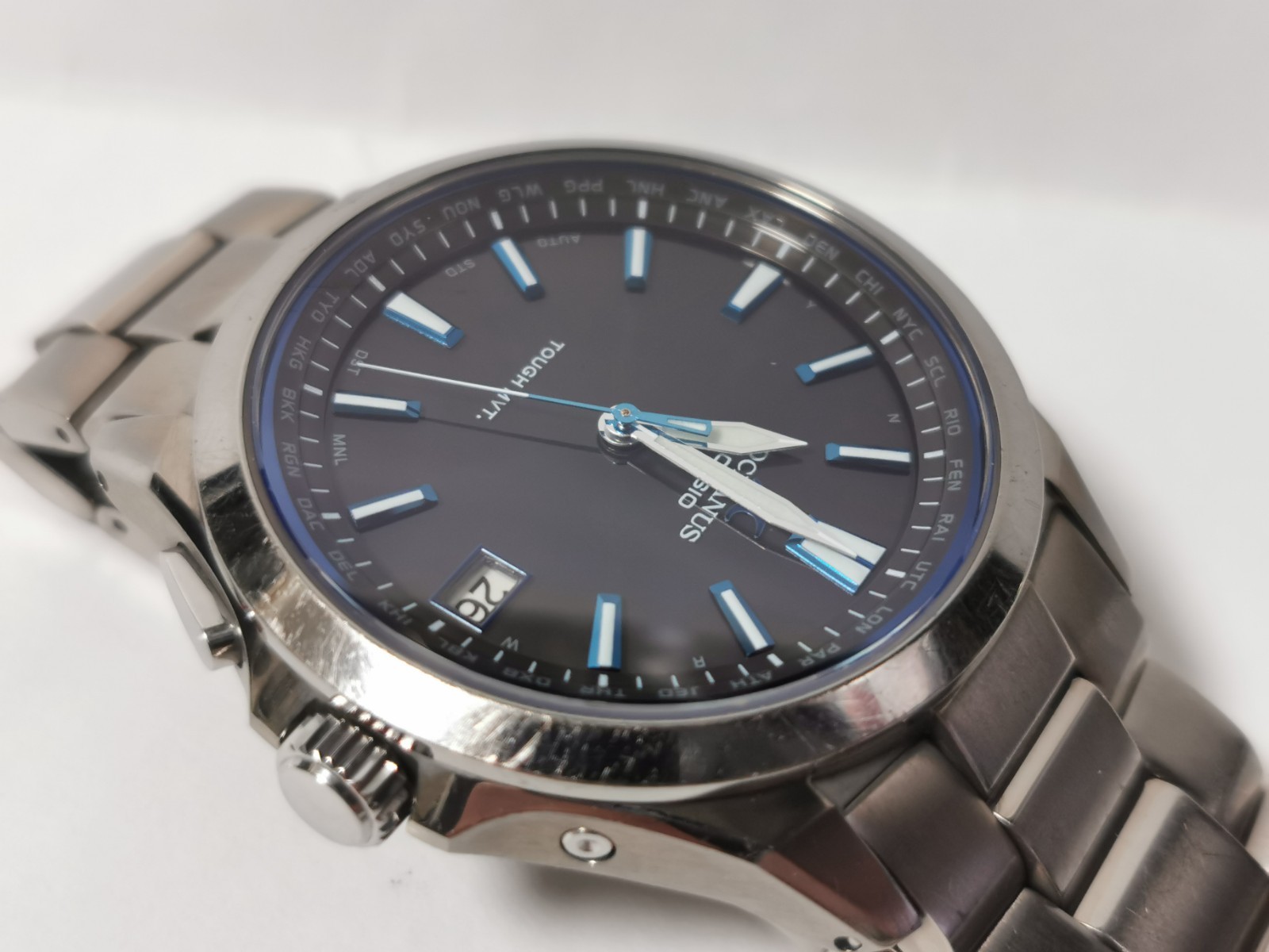 Casio Oceanus OCW-S100 Radio Solar Date Vintage Watch JDM