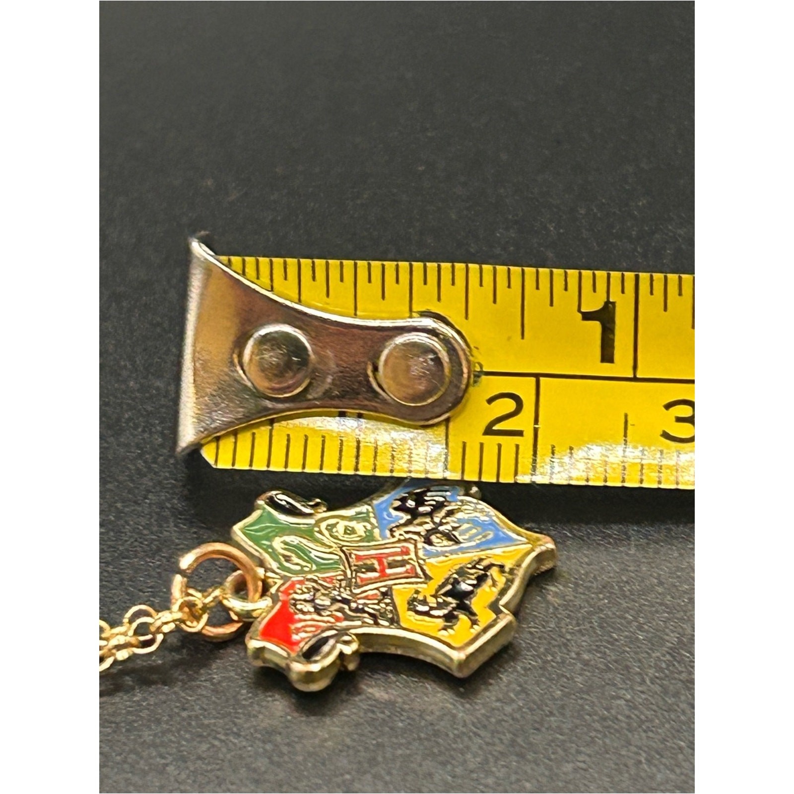 Hogwarts Crest Enamel Charm on Bracelet – Costume Jewelry