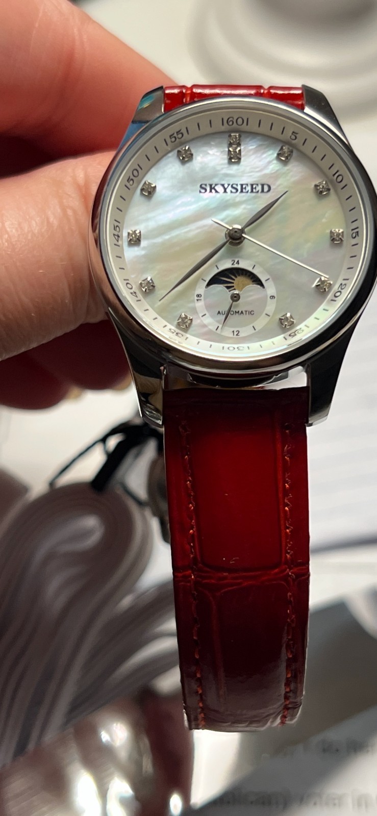 SKYSEED #R003260249 Women’s Automatic Analog Water-Resistant Watch original Box
