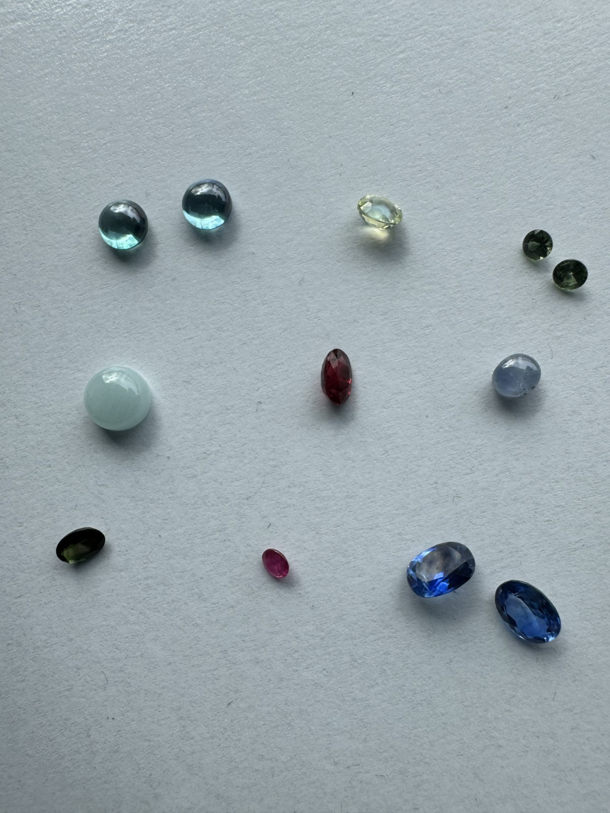 PRECIOUS GEMSTONE INVESTMENT LOT #24: 12 GEMS, 11.90 TCW. Details Below