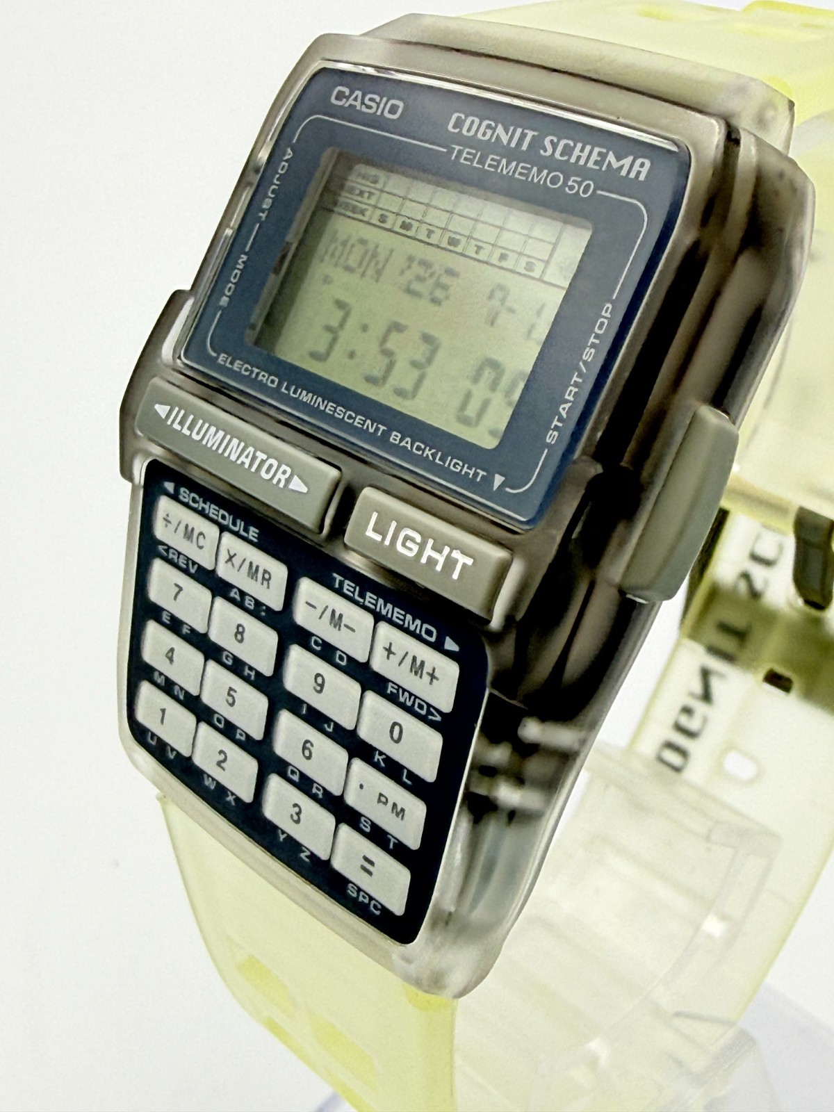 CASIO DBC-63 Cognit Schema Nazca Data Bank Digital Calculator Watch – Rank A