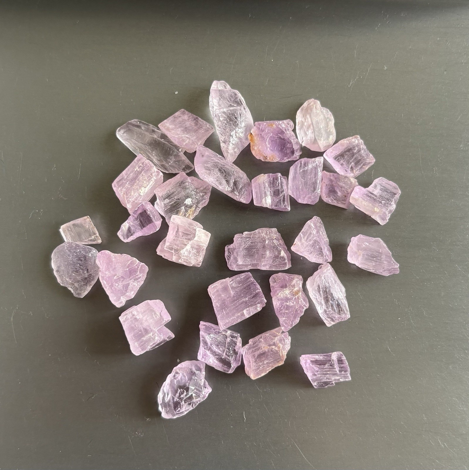 Nice Lot 149 Cts Natural Purple Colour Kunzite Rough From Nigeria