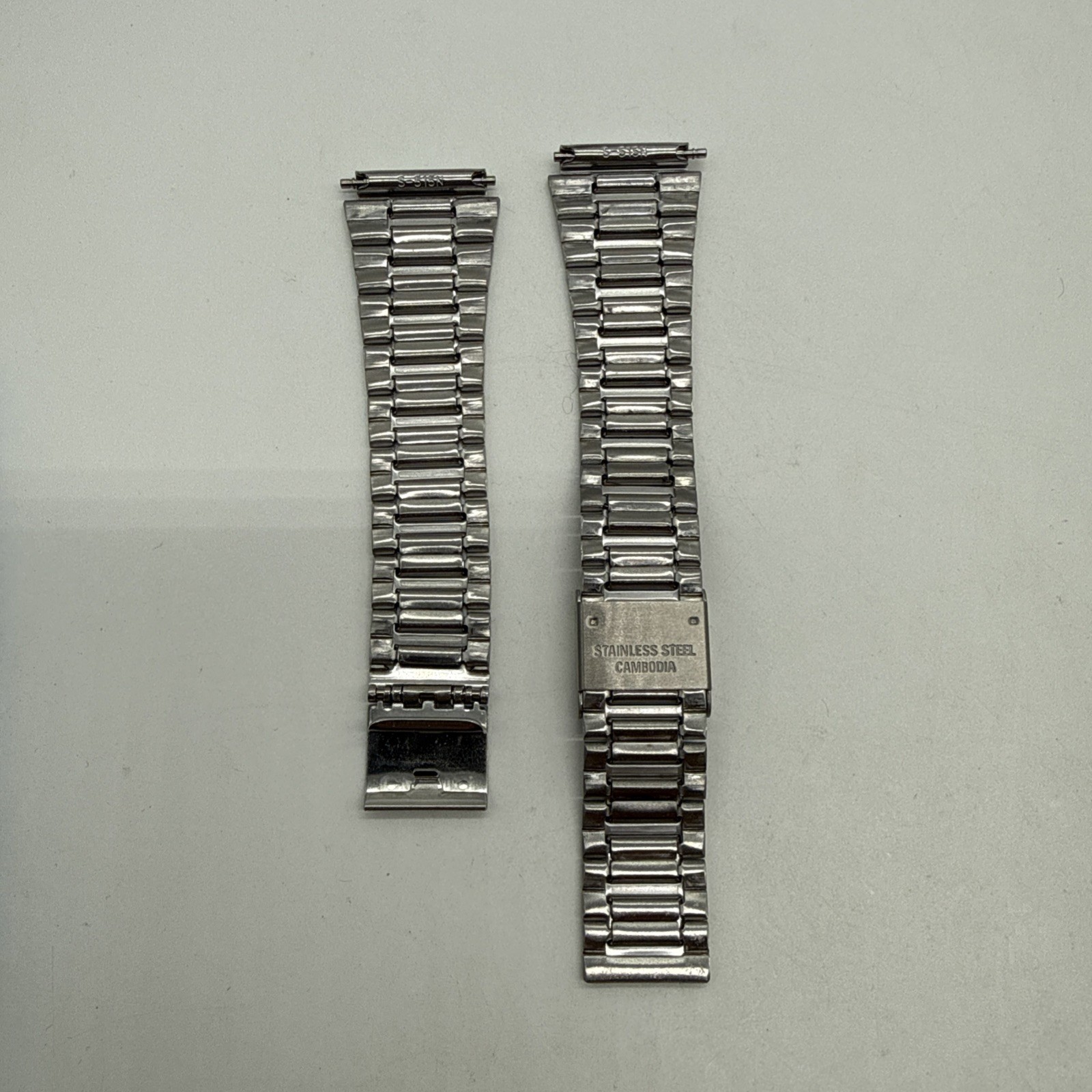 Casio OEM A158 A164 A168 Original Bracelet Stainless Steel Replacement Band NEW