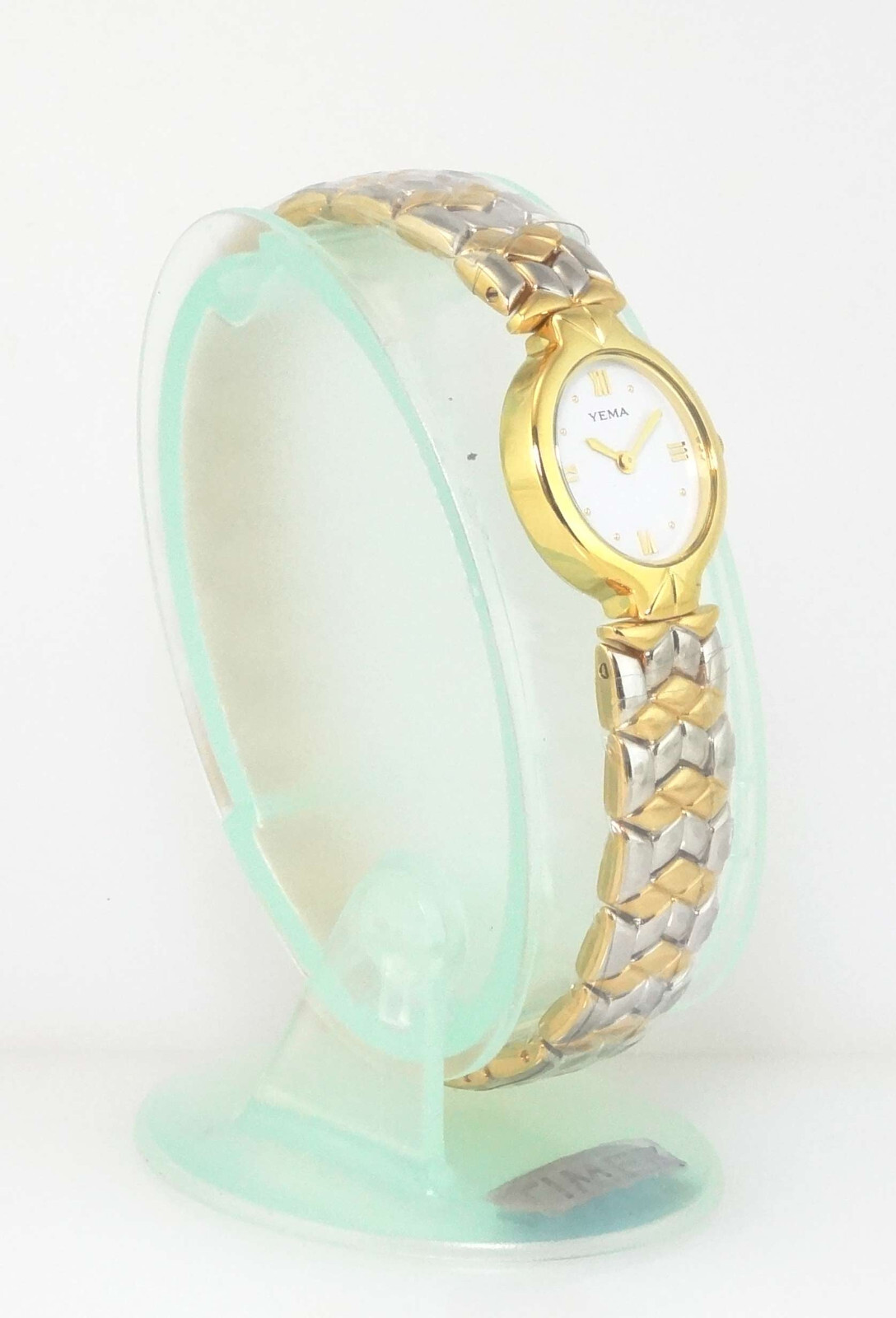 YEMA Paris YM 778 Women’s Gold AND Two-tone Quartz Dress Watch (Reversible) NEW