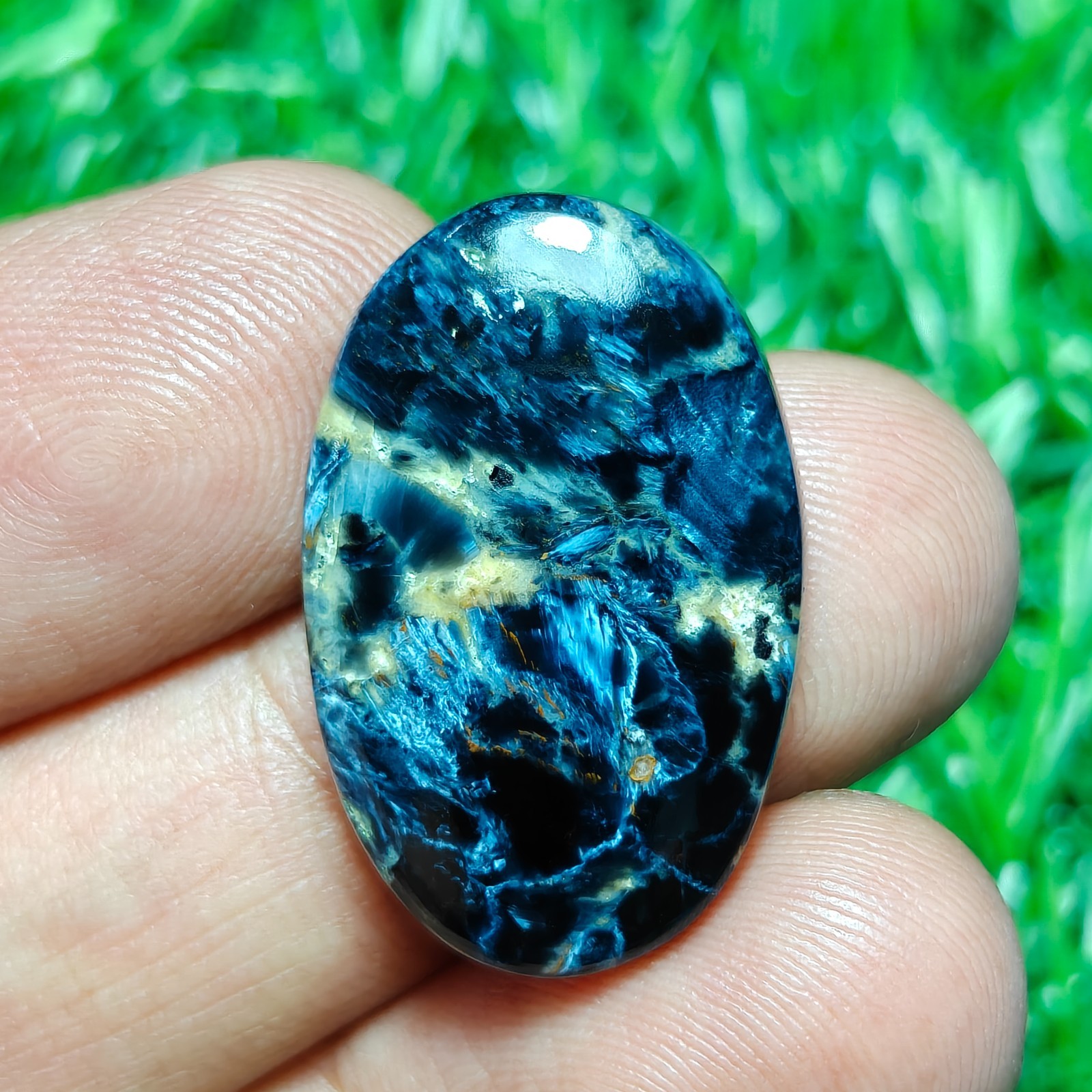 Fine quality natural namibian pietersite loose gemstone| 18x27x6mm, 23 Carat
