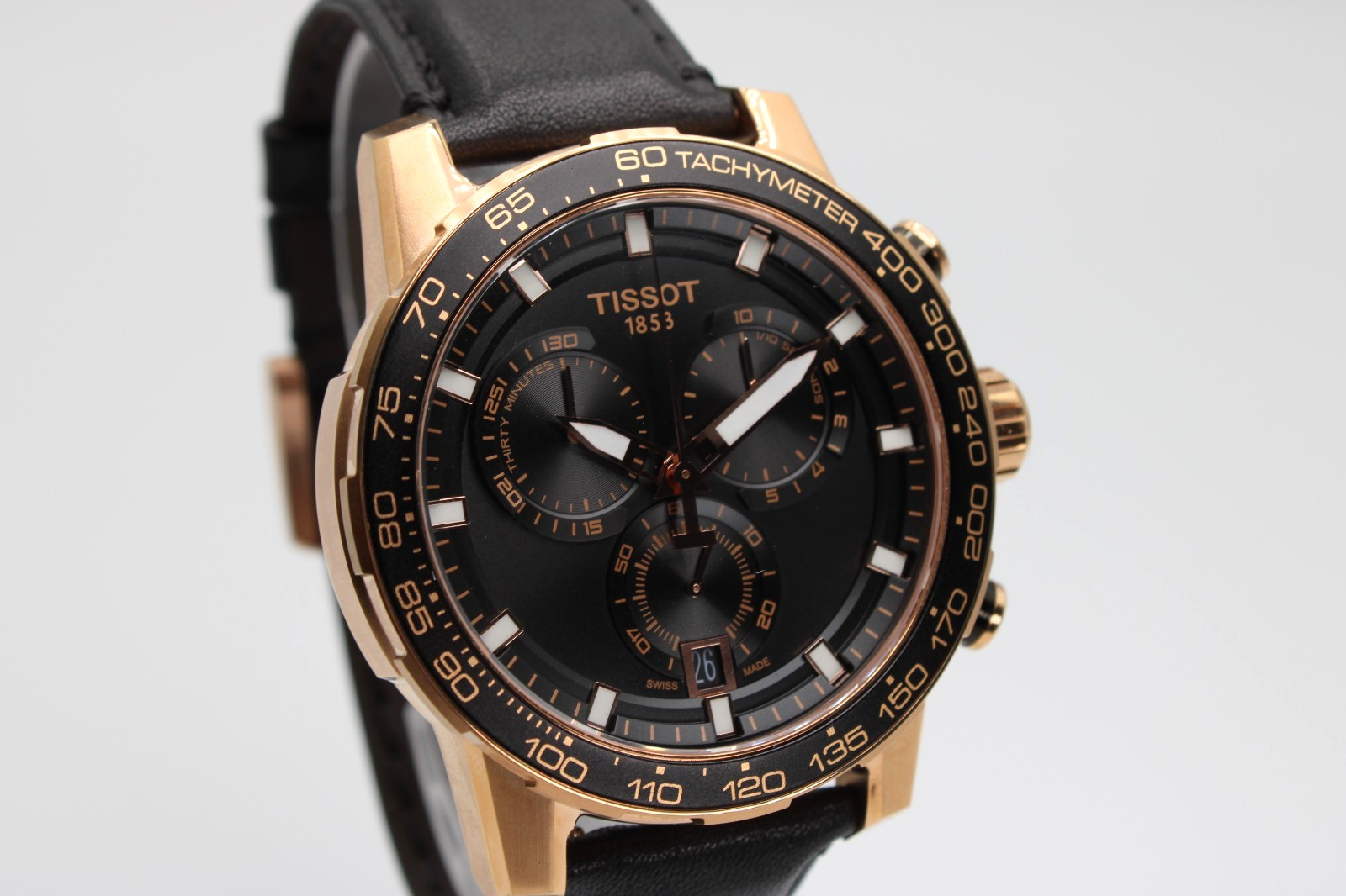 TISSOT Supersport Chrono T125.617.36.051.00 Black Dial Men’s Watch 45.5mm