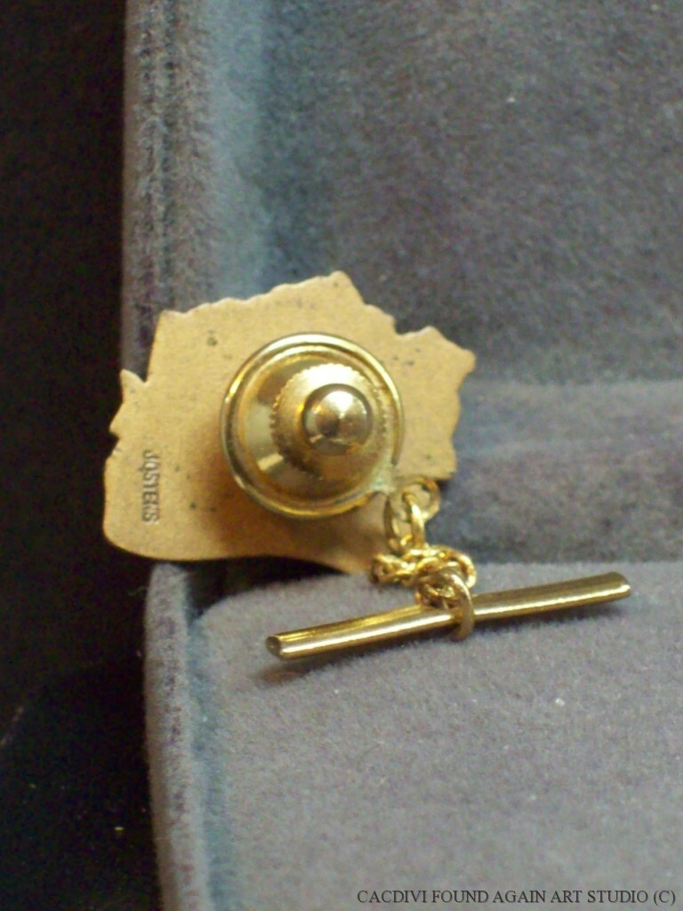 Santa Barbara County California Lapel Pin Vintage 5 Years CA Jostens Tie Tack