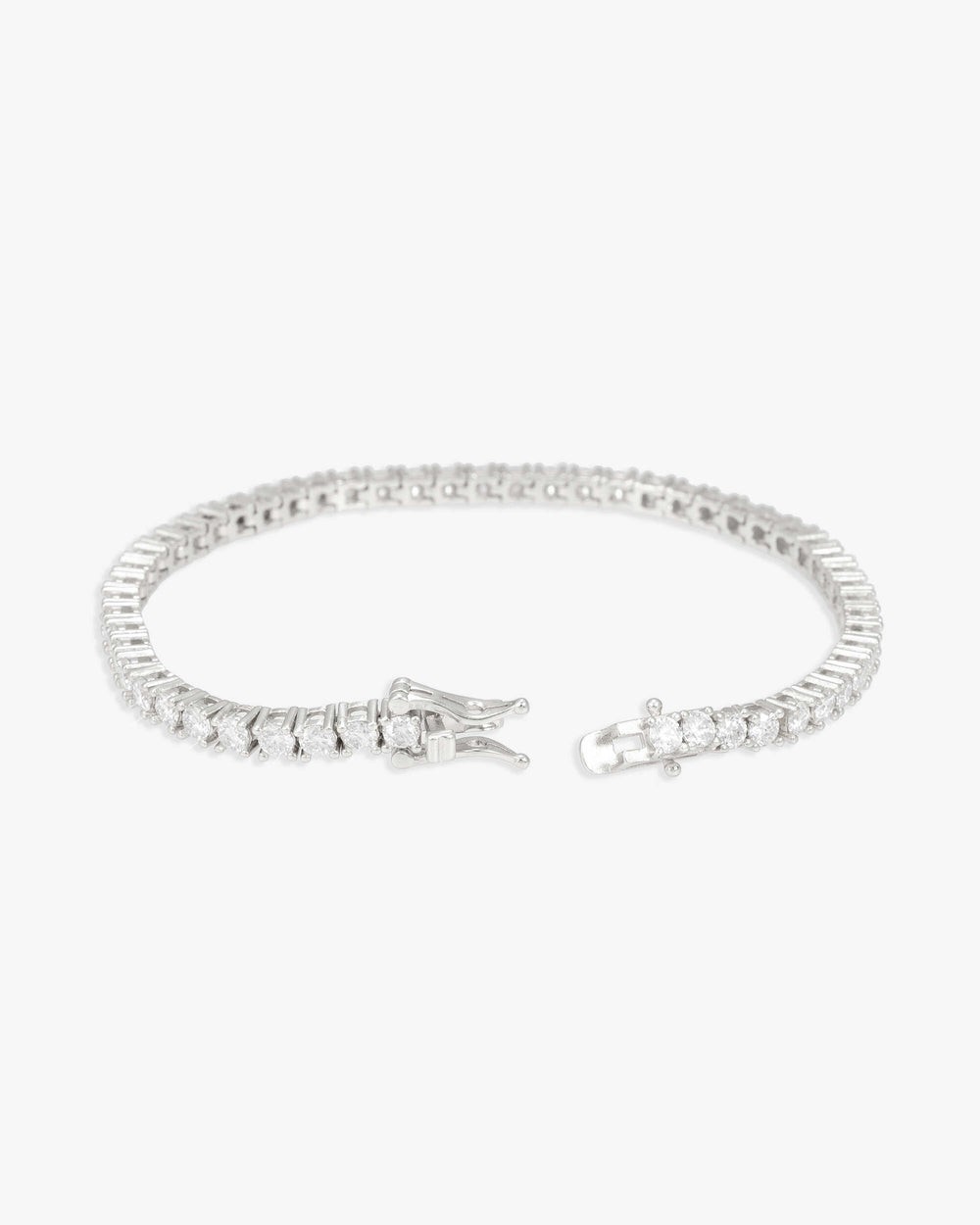 6.50mm Moissanite Tennis Bracelet in 925 Sterling Silver Luxury Unisex jewellery