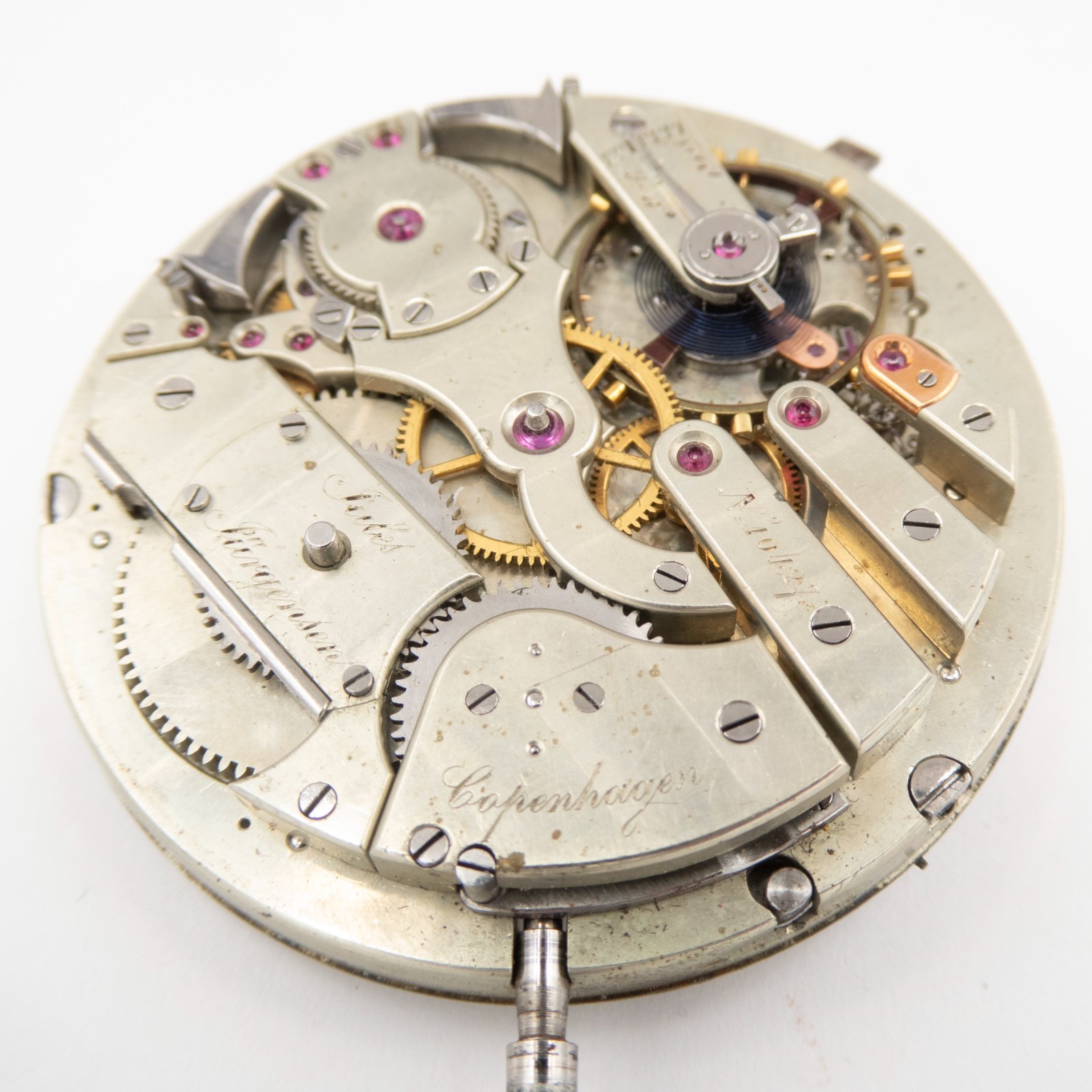 Jules Jurgensen 43 x 10.2 mm Minute Repeater Antique Pocket Watch Movement