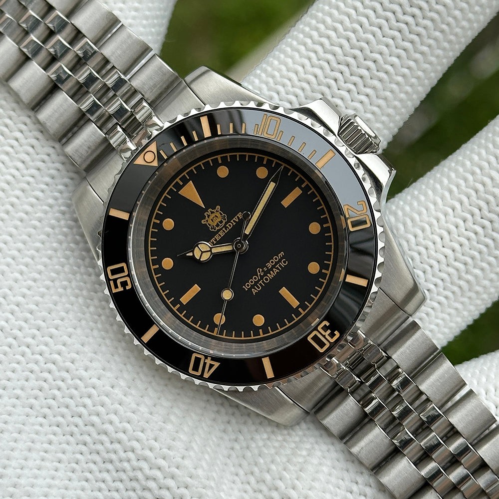 STEELDIVE SD1954V Mens 40.5mm 300M Automatic Dive Watch NH35 Sapphire Steel