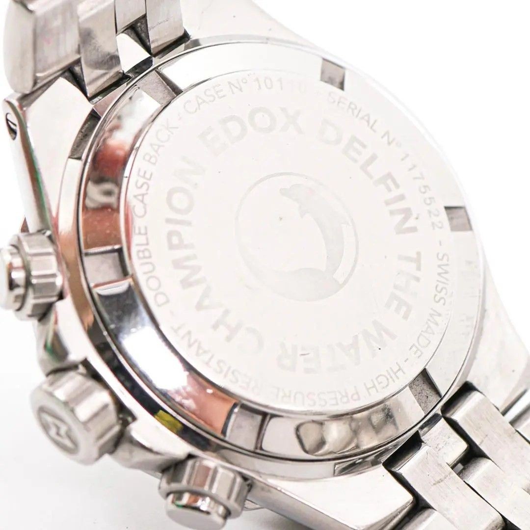 [B1P] EDOX Delfin 200m Chronograph Quartz Men’s Wristwatch [m9r]