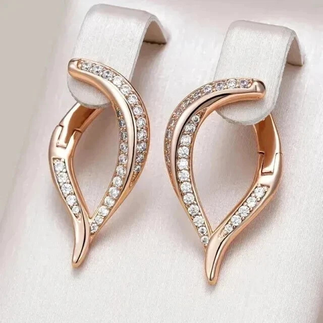 Women’s Engagement Hoop Earrings Round Cut Simulated Diamond 925 Starling Silver