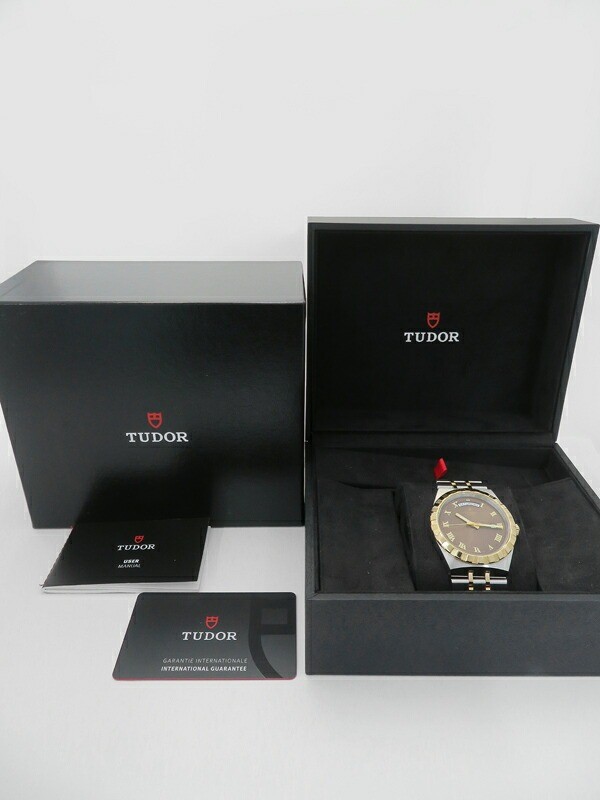 Tudor Royal Automatic Watch 28603 41mm Brown Dial Men’s