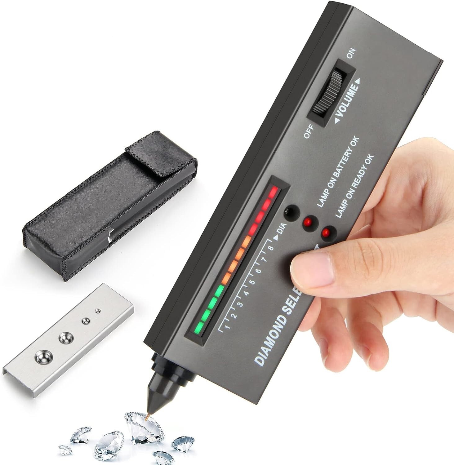 High Accuracy Gold Silver Test Kit Diamond Tester Precious Metal Testing Kit NEW