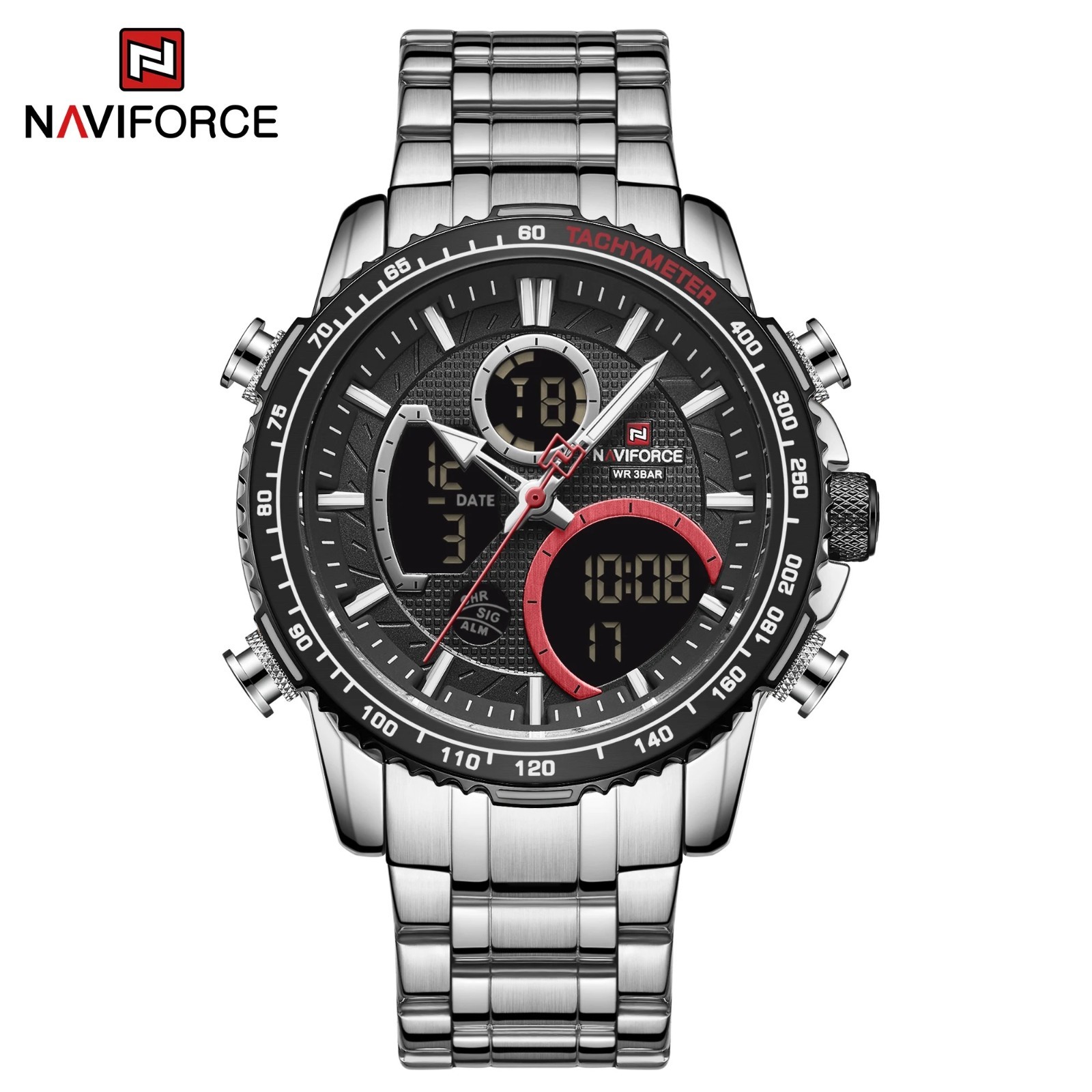 NAVIFORCE Fashion Men Watch Luxury Brand Sport Watch For Men Chronograph Quartz