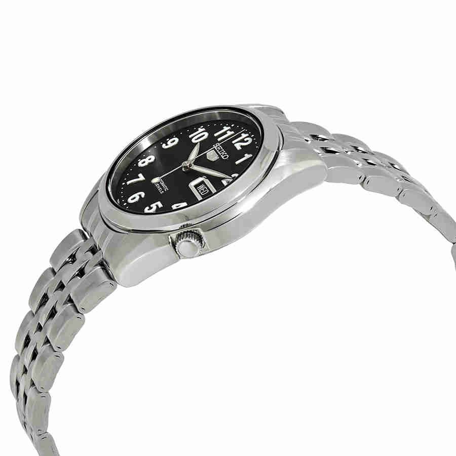 Seiko Series 5 Automatic Black Dial Men’s Watch SNK381