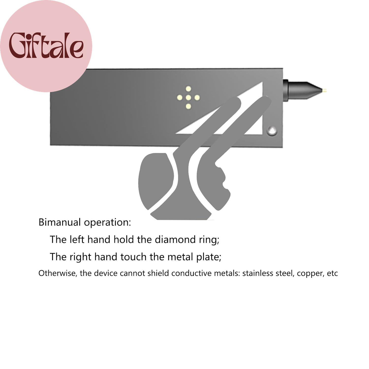 Diamond Tester Pen, Professional Jewelry Diamond Tester with 60X Jewelry Loupe M