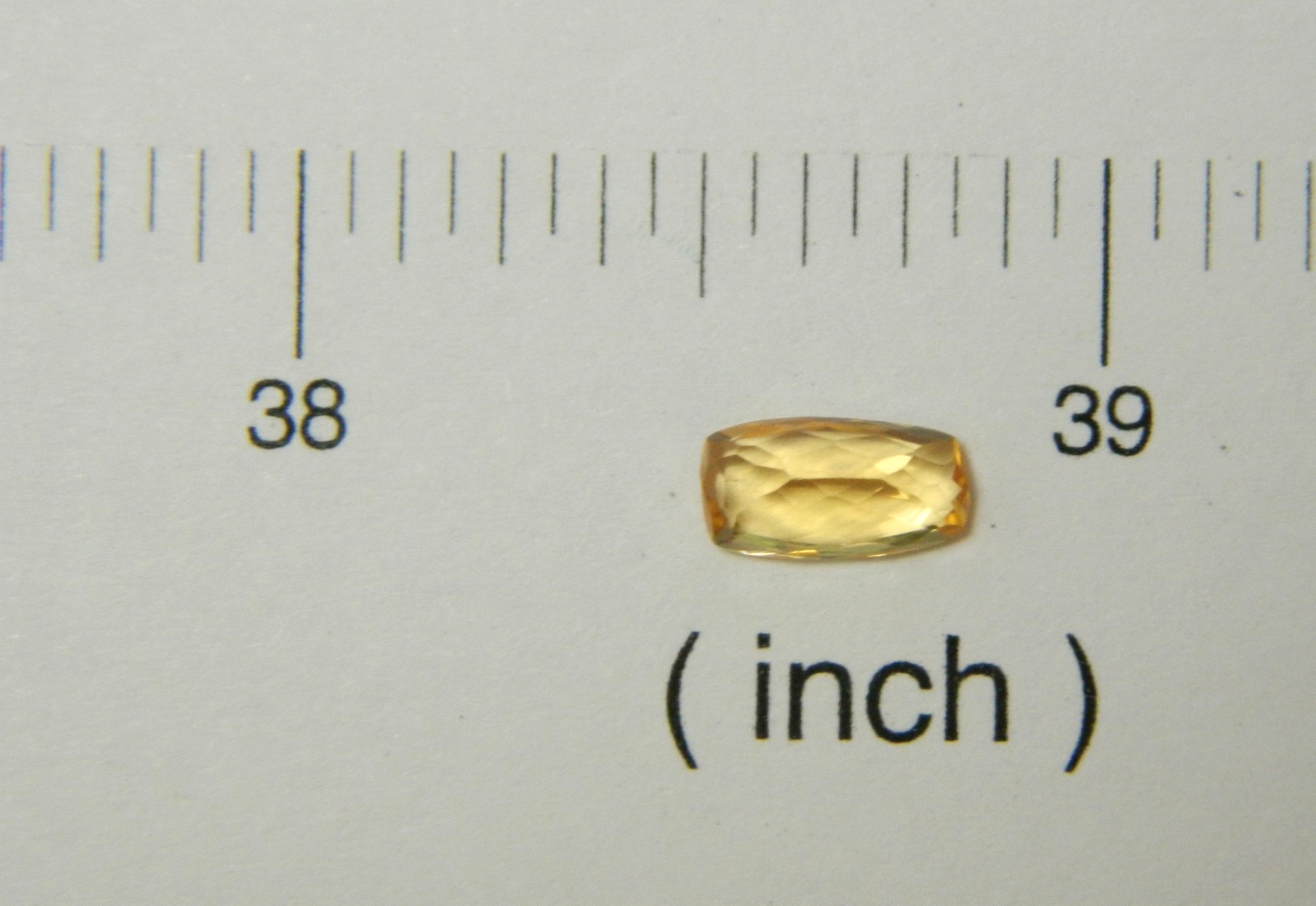 Imperial Topaz 1.12 Ct Clarity IF Cushion Cut Natural Golden Brazil I194