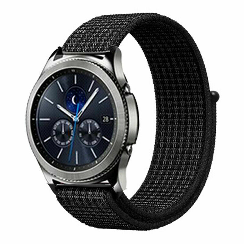 Nylon Sport Loop 20mm 22mm Watch Band Strap For Samsung Galaxy Active 2 S3 46mm