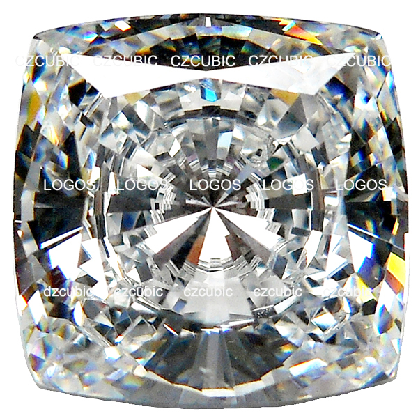 CUBIC ZIRCONIA SUPER TOP QUALITY LOOSE STONES CUSHION SHAPE 7A CLEAR CZ U.S SHIP